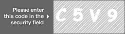 captcha code for visual authentication  letter C number 5 letter V number 9