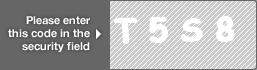 captcha code for visual authentication  letter T number 5 letter S number 8