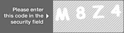 captcha code for visual authentication  letter M number 8 letter Z number 4