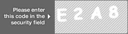 captcha code for visual authentication  letter E number 2 letter A number 8