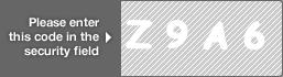 captcha code for visual authentication  letter Z number 9 letter A number 6