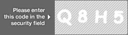 captcha code for visual authentication  letter Q number 8 letter H number 5