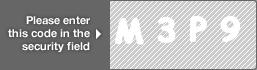 captcha code for visual authentication  letter M number 3 letter P number 9
