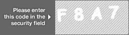 captcha code for visual authentication  letter F number 8 letter A number 7