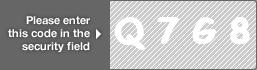 captcha code for visual authentication  letter Q number 7 letter G number 8