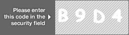 captcha code for visual authentication  letter B number 9 letter D number 4